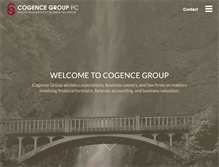 Tablet Screenshot of cogencegroup.com